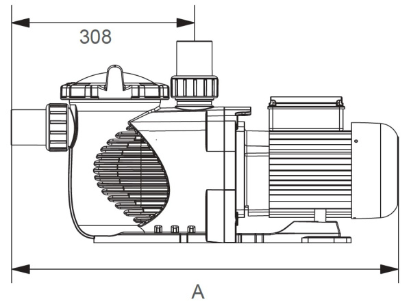 Насос SPH200 Серии Super Power 1,8 кВт, 380 В